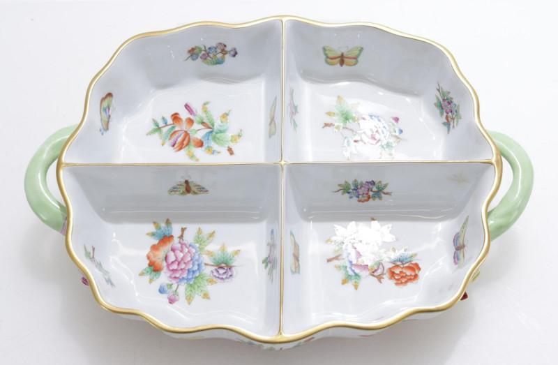 Seven Herend Serving Pieces