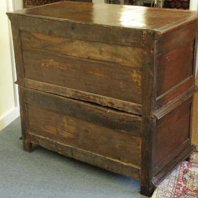 English Baroque Oak Chest of Drawers, 17th C.