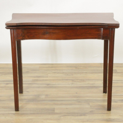 Image for Lot Chippendale Mahogany Games Table