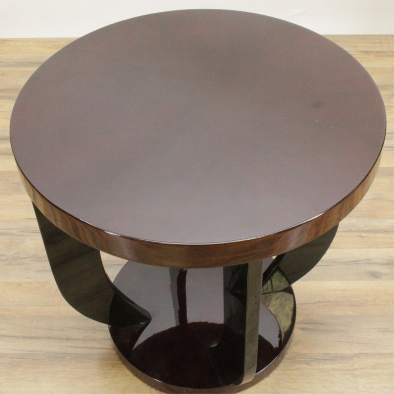 Ruhlmann Style Round Side Table