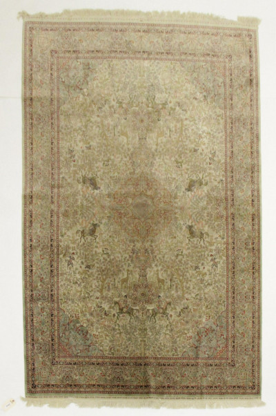 Image for Lot Sino - Hereke Silk Carpet