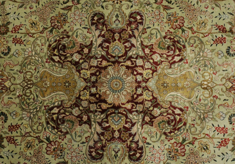 Sino-Hereke Silk Carpet