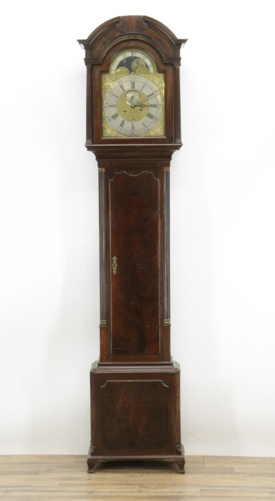 Image for Lot Georgian Lassell-Park Mahogany Tall Case Clock