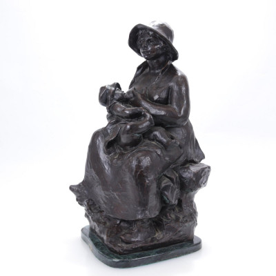 Image for Lot Bronze after Renoir "Maternite"
