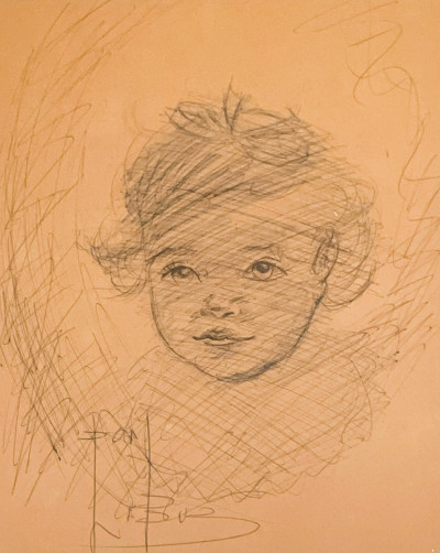 Unknown Artist - Portrait of Child