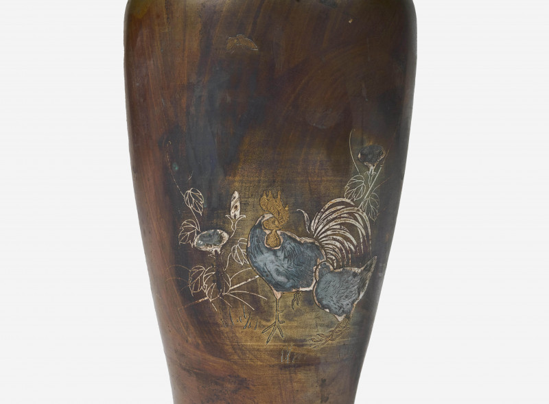Unknown Artist - Engraved and Chased Bronze Vase