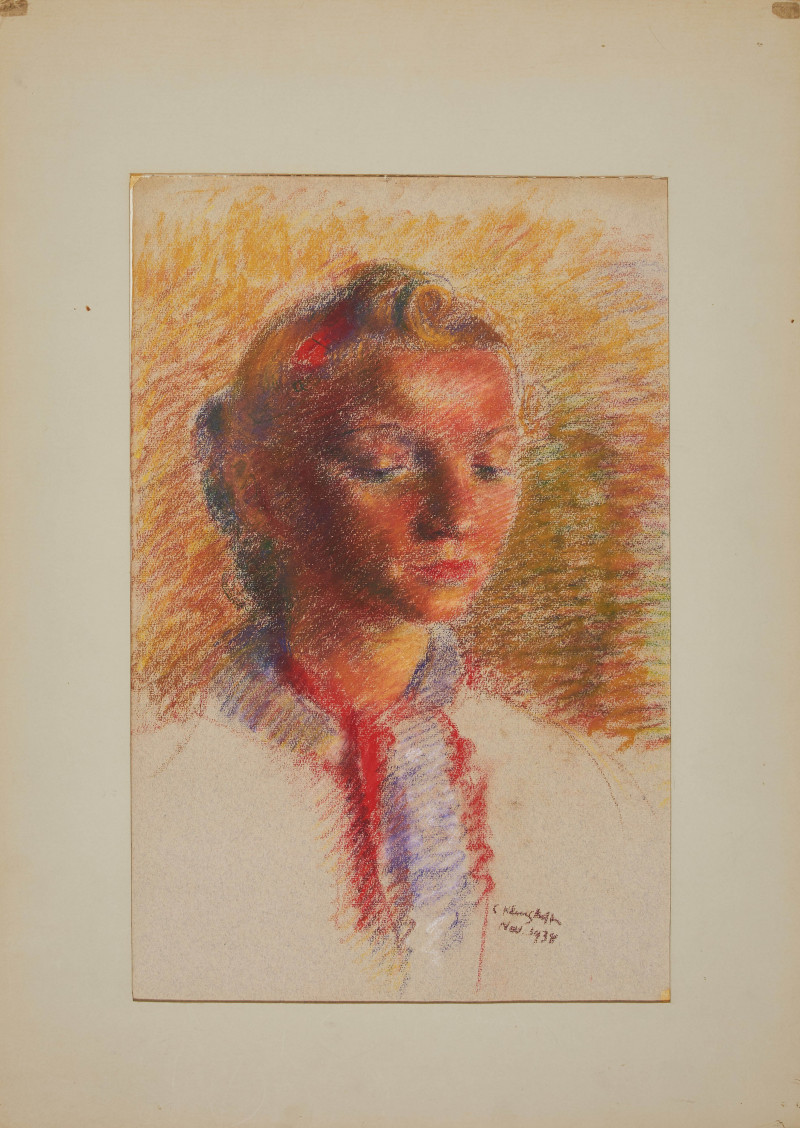 Clara Klinghoffer - Untitled (Portrait of a young woman)