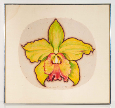 Lowell Nesbitt - Green Orchid