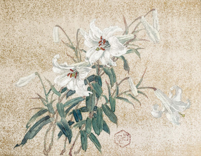 Two Japanese Watercolors on Silk