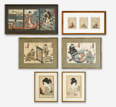 Image for Lot Group of Japanese Woodblock Prints