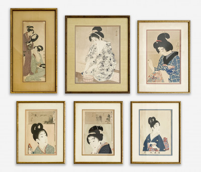 Image for Lot Six Japanese Prints