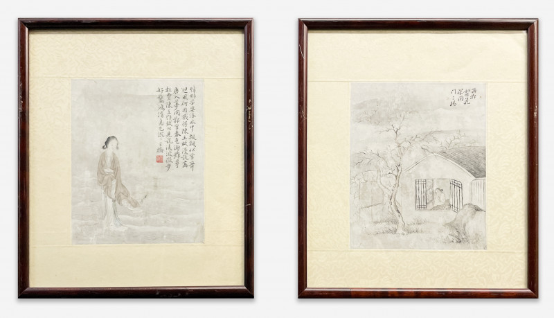 Unknown Artist - Group of 8 Chinese Woodblock Prints