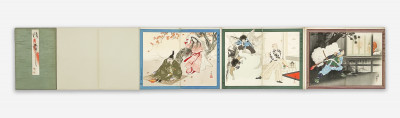 Image for Lot Toshihide Migita - Ehon Album with Scenes of Folklore and Nature