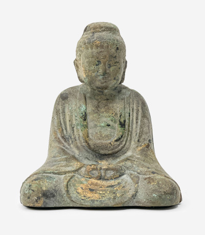 Image for Lot Japanese Seated Figure of Amida Buddha