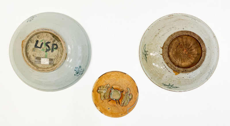 Three Swatow Dishes, Ming Dynasty