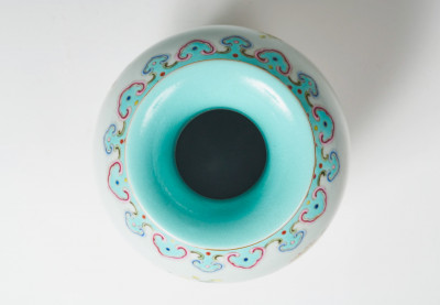 A Daoguang Porcelain Famille Rose Vase