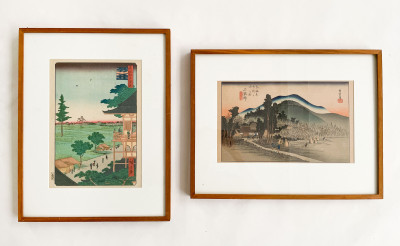 Utagawa Hiroshige - Group of 5 Japanese Woodblock Prints