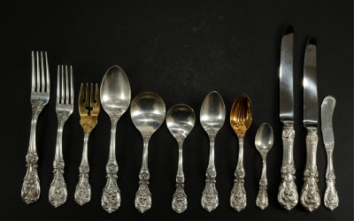 Image for Lot Reed & Barton Francis I Sterling Flatware Service