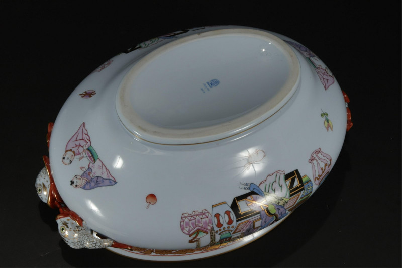 Herend Ming Covered Tureen and Oval Platter