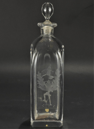 Orrefors Romeo and Juliet Decanter