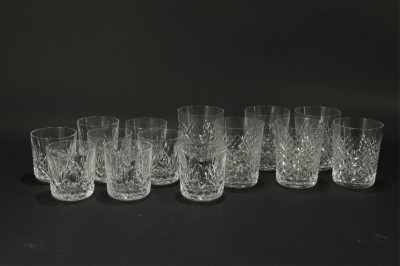 Set of Waterford Crystal Alana & Lismore Barware