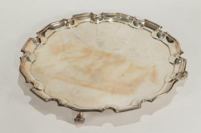 Image for Lot James Robinson Sterling Silver Tray