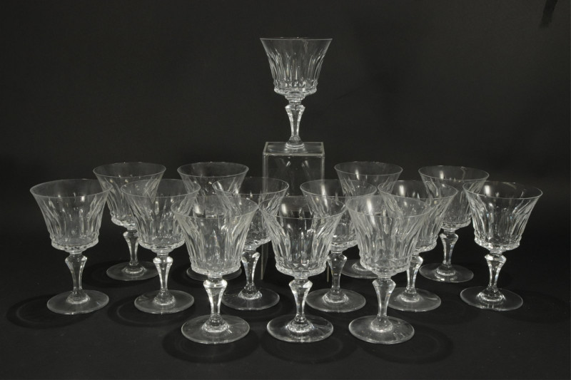 Set of 14 Baccarat Balmoral Wine Glasses