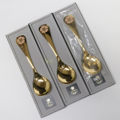Large Collection of Georg Jensen Annual Spoons