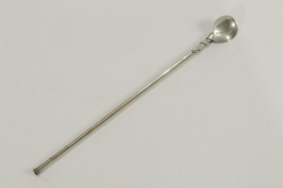 Group of 12 Sterling Silver Cocktail Straws