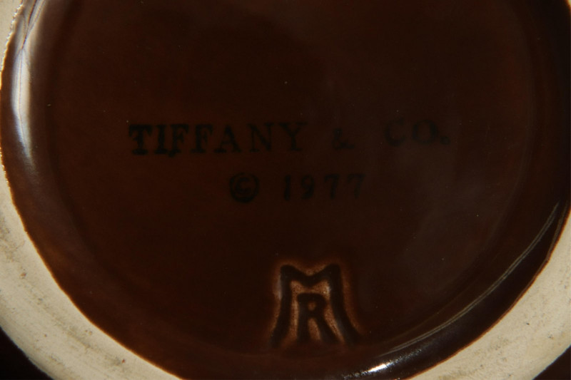 Tiffany & Co Porcelain Cat Trinket Boxes