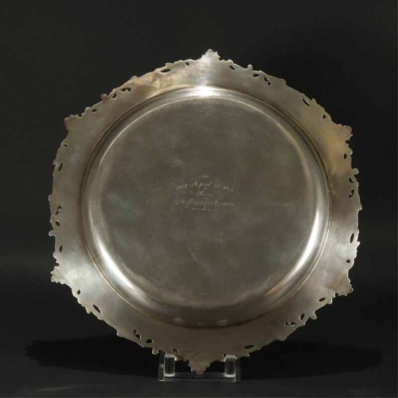 Theodore B. Starr Sterling Silver Round Tray