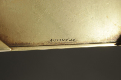 Tiffany & Co 14K Yellow Gold Notepad Holder