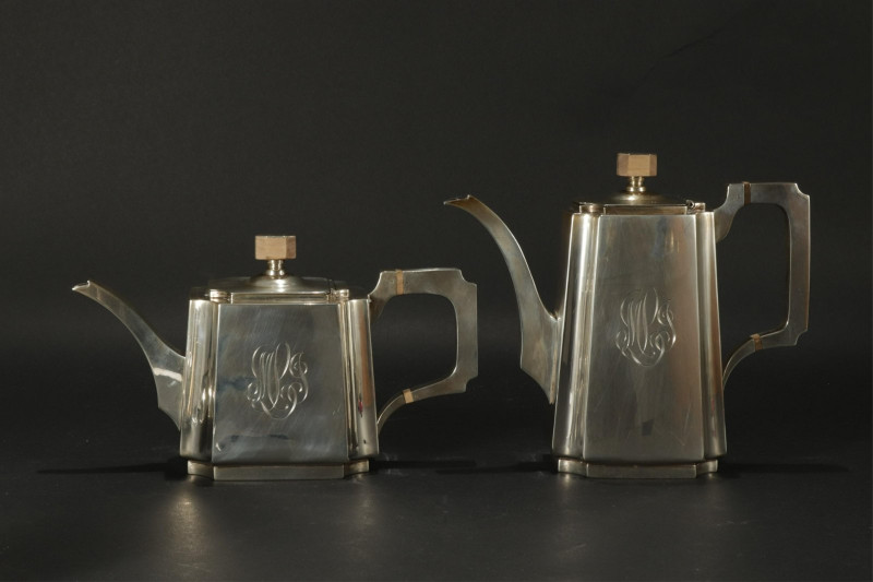 Schroth for Cartier Sterling Coffee & Tea Service