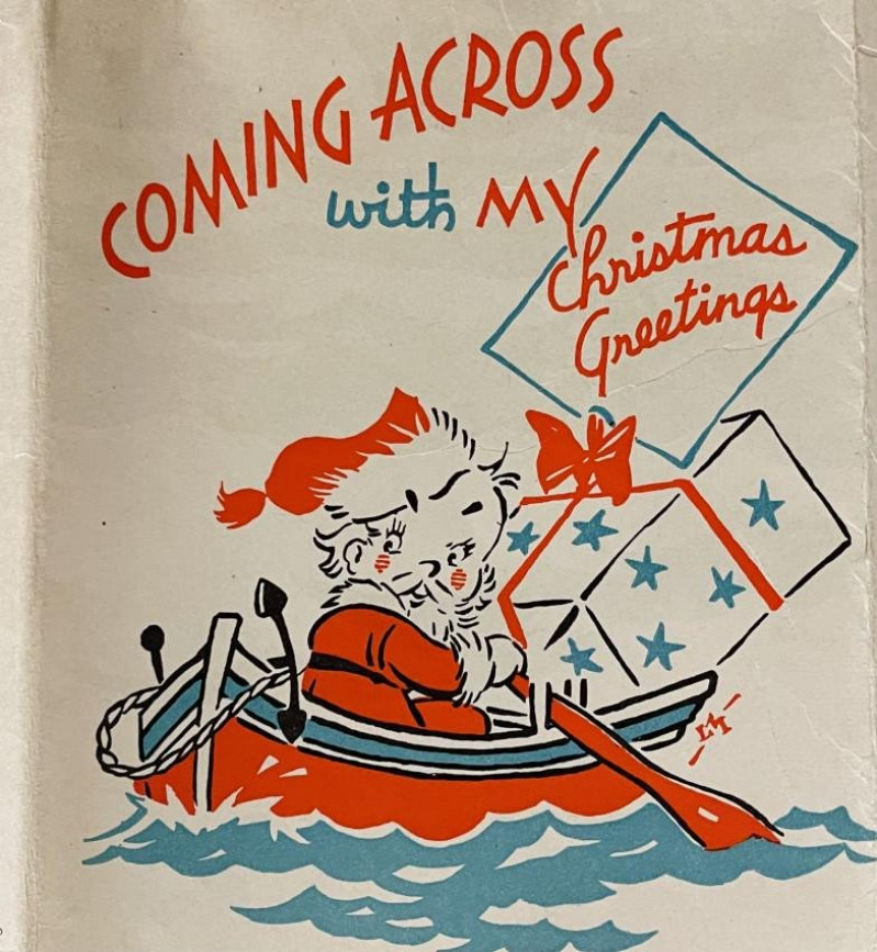 L.M. [FOLDING CARD / POSTER: WWII Christmas Greeting]