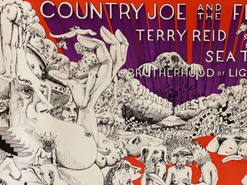 [ROCK & ROLL]. 2 Posters: Country Joe & the Fish + 1