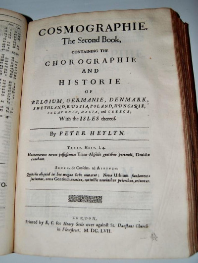 P HEYLYN Chorographie & Historie of the World. 2nd 1657