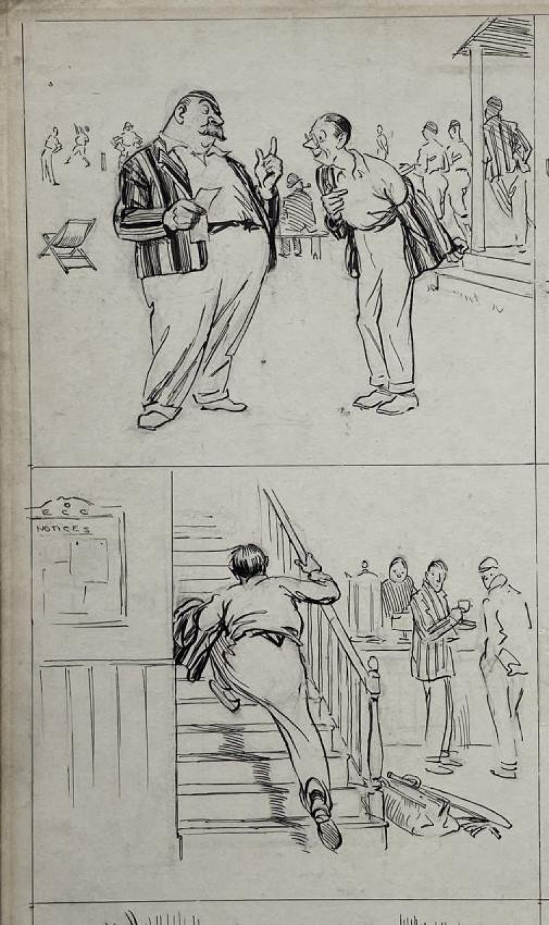 CRICKET - REYNOLDS [Orig. artwork]+ 'Punch' 1920