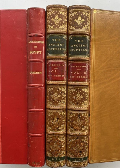 Image for Lot BINDINGS [3 vols. on EGYPT, one EXTRA-ILLUSTRATED]