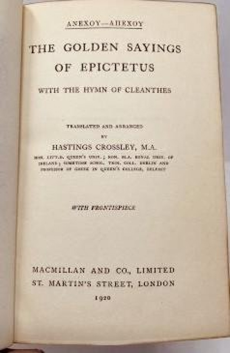 BINDINGS, 2 vols, Tales Shakespeare & Epictetus
