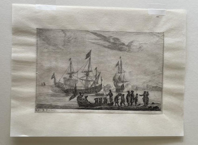 Image for Lot R. NOOMS, called ZEEMAN. Seascape Etching, 1656