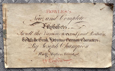 Gale GOODWIN Calligraphic manuscript from Ct 1800-1809