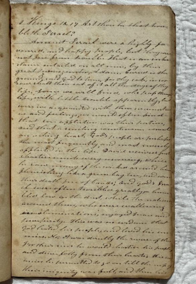 Covenanters WALKINSHAW family small ms. archive 1820-91
