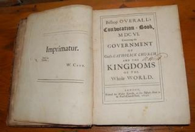 Bishop OVERALL Convocation Book 1606 1st ed