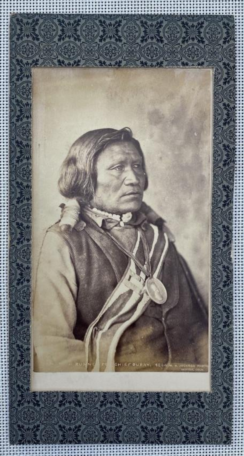 W.H. JACKSON [Yamapi, a runner for Chief Ouray]