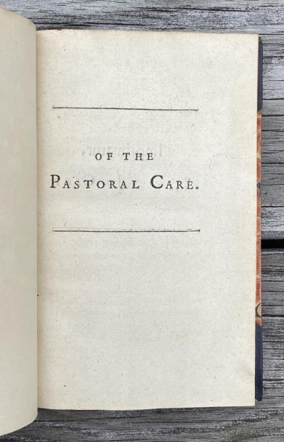 Gilbert BURNET Discourse of the Pastoral Care 1692