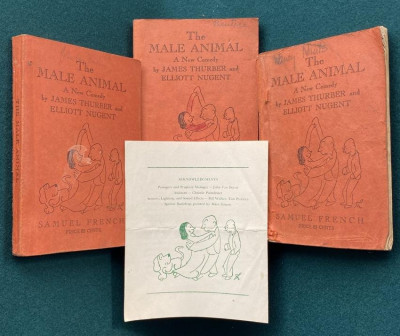 Image for Lot THURBER Male Animal (3 assoc. copies) + program