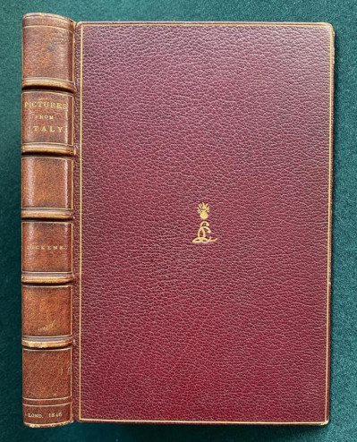 Image for Lot BINDING Charles DICKENS Pictures from Italy 1846 1st ed