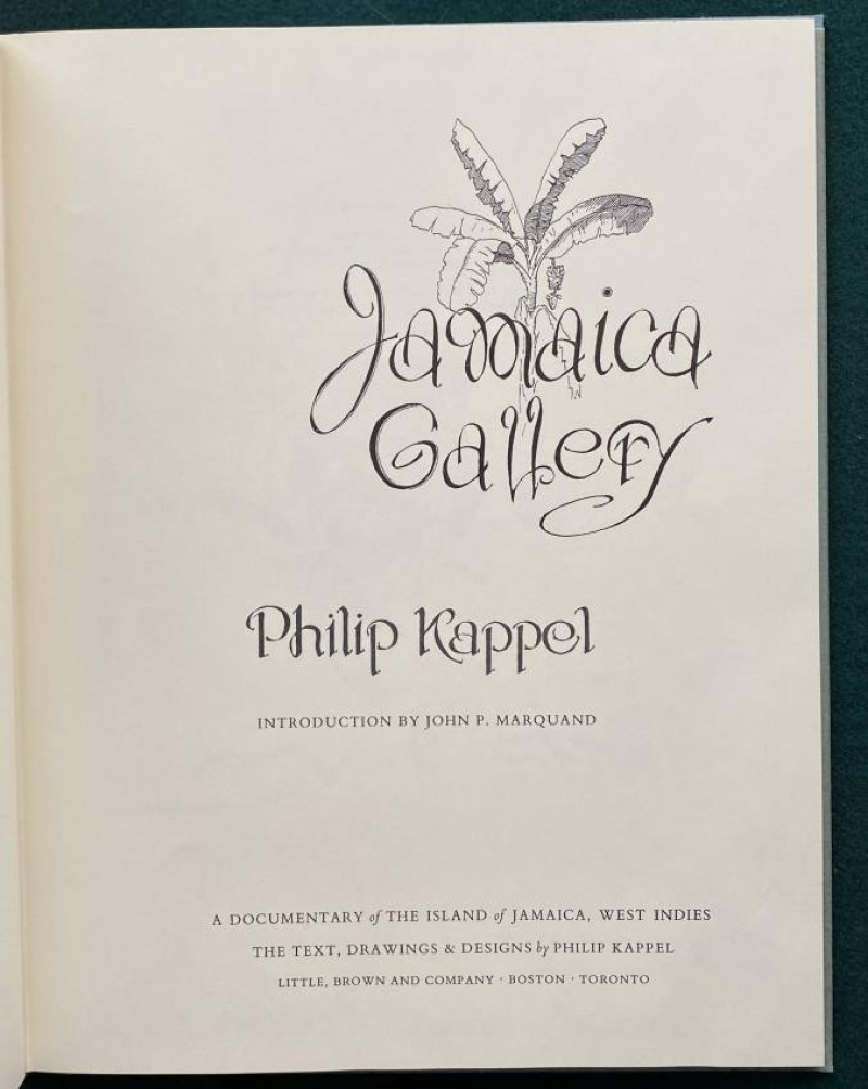 Philip KAPPEL Jamaica Gallery ltd ed. 1960