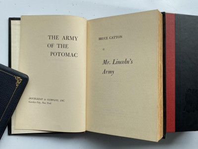 CATTON Ohioana Libr Award & 3-vol Army of the Potomac