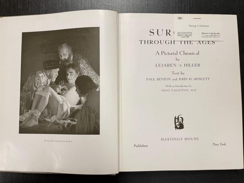 Lejaren A HILLER Sutures in Surgery [Archive] 1927-32
